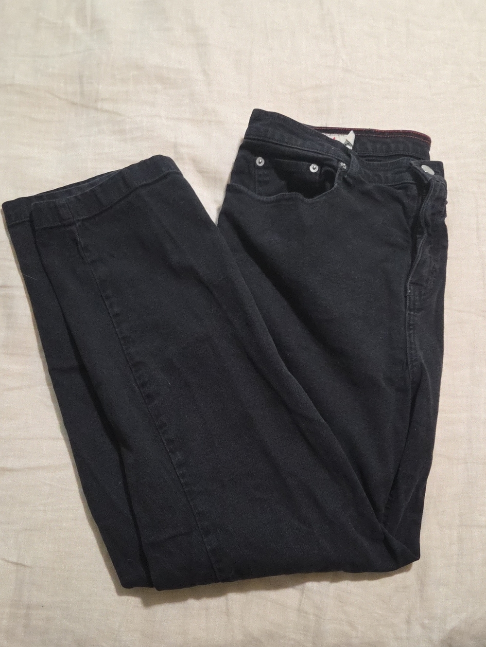 American Giant Roughneck Canvas Jeans Men's 36x30 Black Straight Fit Made In USA